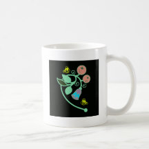 Biene auf Blumen Kaffee Tassen