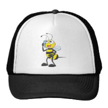 Biene, die am Telefon - Anrufen jemand spricht Baseball Cap