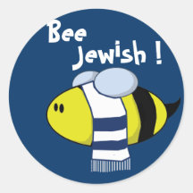 "Biene jüdisch " Aufkleber