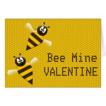 BIENEN-BERGWERK-VALENTINSGRUSS-KARTE