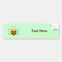 Bienen-Bienen-Wanze hört Insekten-niedliches Carto Auto Aufkleber
