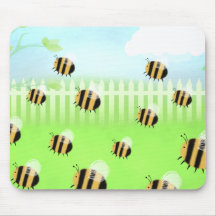 Bienenschwarm - Mäusematte Mauspads