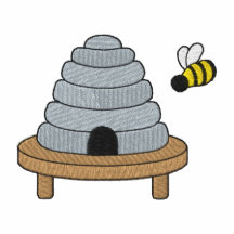 Bienenstock mit Biene
