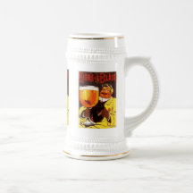 Bier-Aufkleber-Becher Biere de L'eclair Vintage, S Tee Tasse