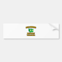 Bier-Betriebener Geschichtslehrer Auto Sticker