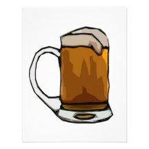 Bier-Cartoon-Kunst-Einladungen - Bier lädt ein