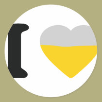 Bier der Liebe I aufkleber