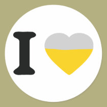 Bier der Liebe I aufkleber