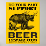 Bier-Erhaltungs-Plakat