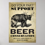 Bier-Erhaltungs-Plakat