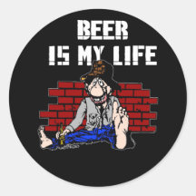 Bier ist meine Leben-Aufkleber