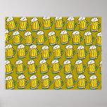 Bier-Tapete Poster