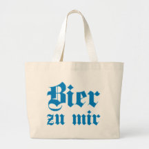 Bier zu mir bayrisch bayerisch Bayern bavarian Einkaufstaschen