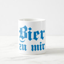Bier zu mir bayrisch bayerisch Bayern bavarian Kaffeetasse