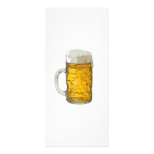 Bierkrug-Gestell-Karten Vollfarbige Werbekarte