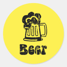 Bierkrug - irgendwelche Team-Farben Sticker