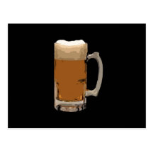 Bierkrug Postkarte