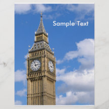 Big Ben, Beispieltext Individuelle Flyer