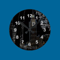 Big Ben glüht wanduhren