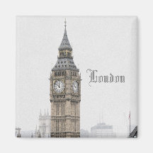 Big Ben London (Wasserfarbe) Kühlschrankmagnet