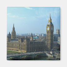 Big Ben und die Häuser des Parlaments London Kühlschrankmagnet