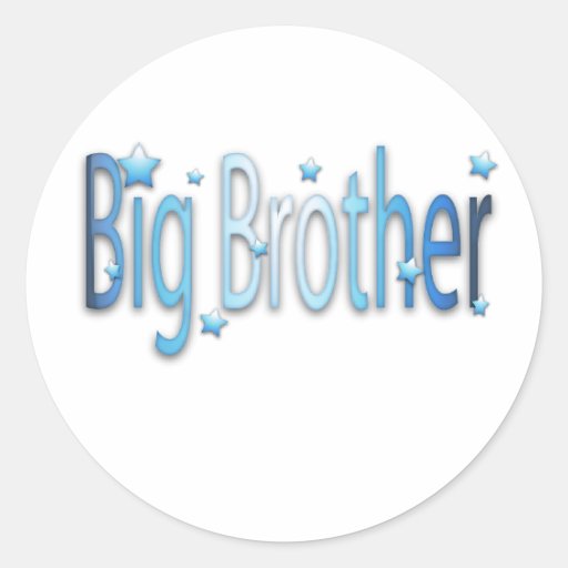 big.brother runde aufkleber