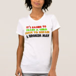 Bilden Sie ein Kinderdamen-T-Shirt aus