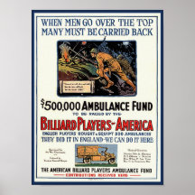 "Billiardspieler von Amerika " Posterdrucke