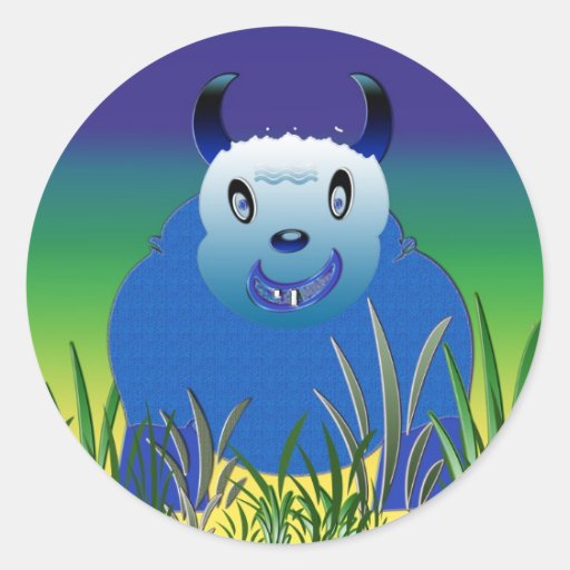 BillyBlue Runde Sticker
