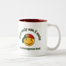 Bin nicht nur ich niedlich, ich bin portugiesisch  kaffee haferl