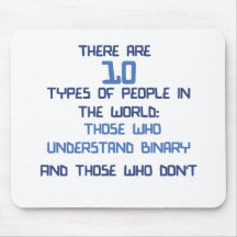 binärer Witz Mousepads