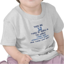 binärer Witz Shirts
