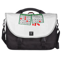 Bingo Cards Laptop Messenger Bag