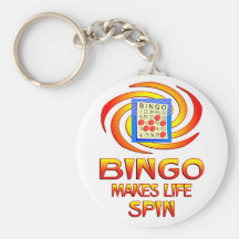 Bingo-Drehbeschleunigungen Schlüsselanhänger
