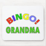 Bingo-Großmutter Mousepads