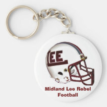Binnenländischer Lee RebellenKeychain Schlüsselband