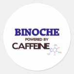 Binoche trieb durch Koffein an Runder Sticker