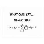 Binomiales Theorem-Postkarte