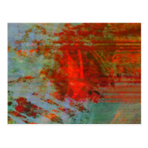 Bio abstrac #1472 postkarte