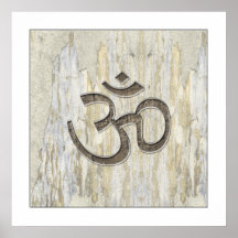 Bio Material-OM-Symbol-Plakat
