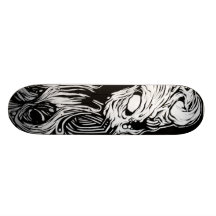 Bio Schädel Skateboard Personalisiertes Skatedeck