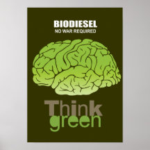 BIODIESEL - KEIN KRIEG ERFORDERT POSTER