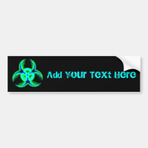 Biogefährdung 10 autosticker