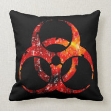 Biogefährdung-Symbol Ihr amerikanisches MoJo Throw