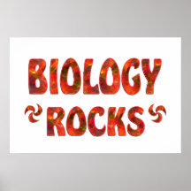 BIOLOGIE-FELSEN PLAKATDRUCKE