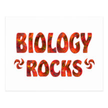 BIOLOGIE-FELSEN POSTKARTEN