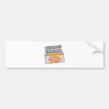 Biologie-Lehrer… mehr als Job, Lebensart Auto Sticker