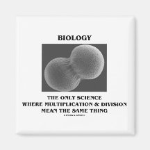 Biologie-Wissenschafts-Abteilungs-Vermehrung die g Kühlschrankmagnet