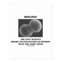 Biologie-Wissenschafts-Abteilungs-Vermehrung die g Postkarten