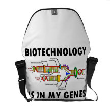 Biotechnologie ist in meinen Genen (DNS-Reprodukti Kurier Tasche